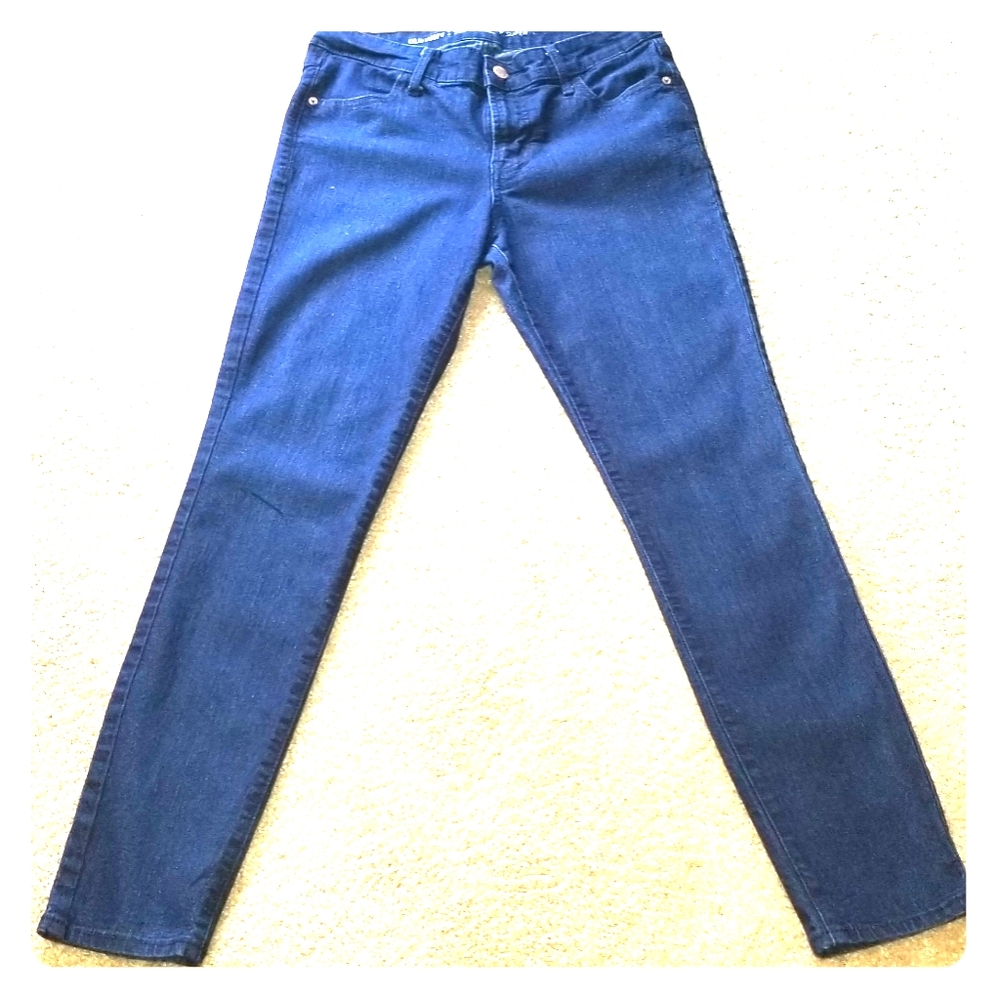 Old Navy Jeans Women's Size 6 Blue Super Skinny Mid-Rise Denims